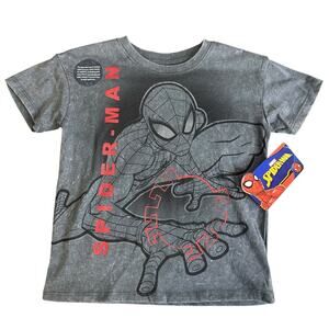 Spiderman Toddler Short Sleeve Crewneck Tee 4T New